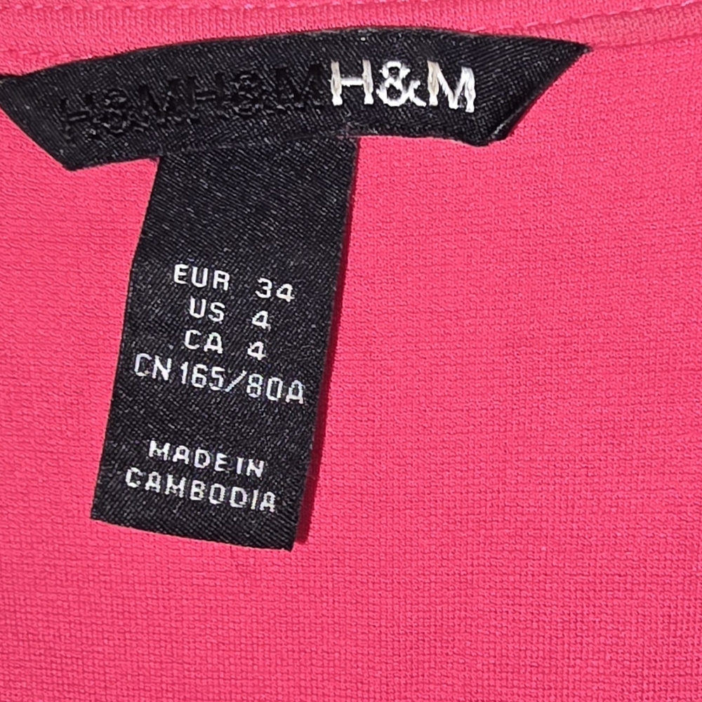H&M Bold Pink Top - Picture 3 of 3